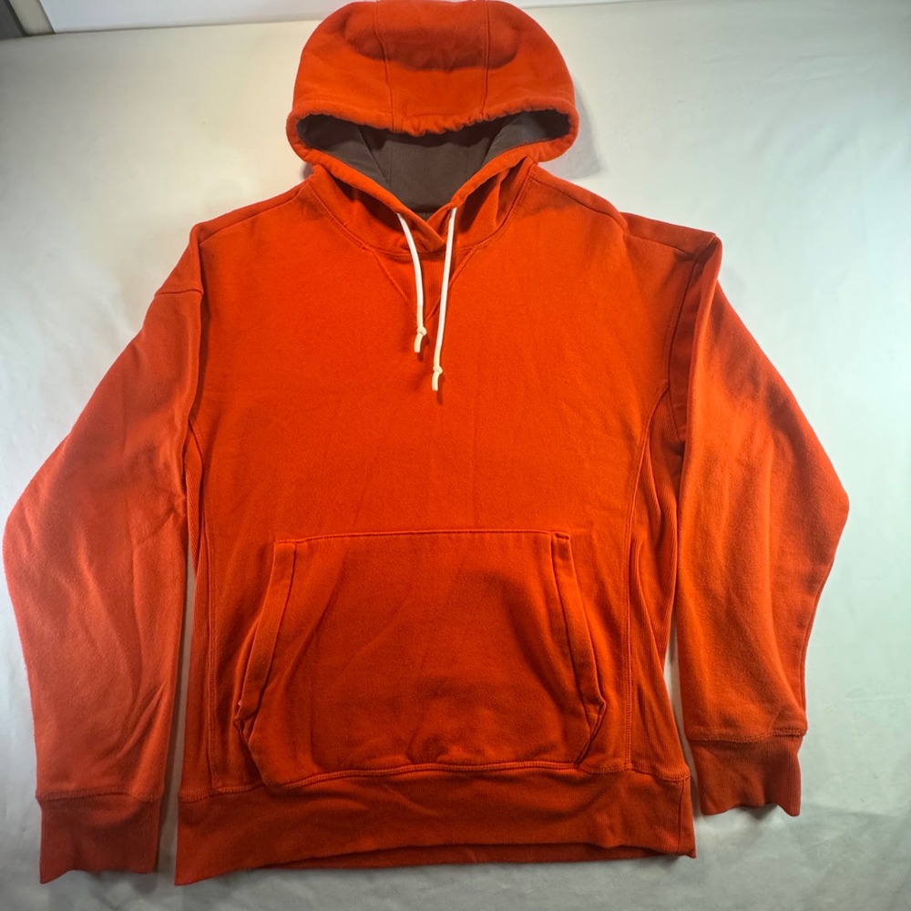 All In Motion Hoodie Mens Medium Orange Cotton Blend Fleece Pullover Sweatshirt
